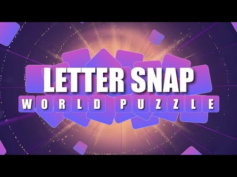 Letter Snap: World Puzzle (Catergories) | Solo Challenge 