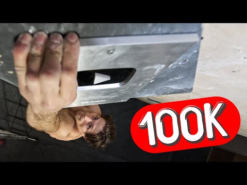 Can you climb on the 100k YouTube Play Button?