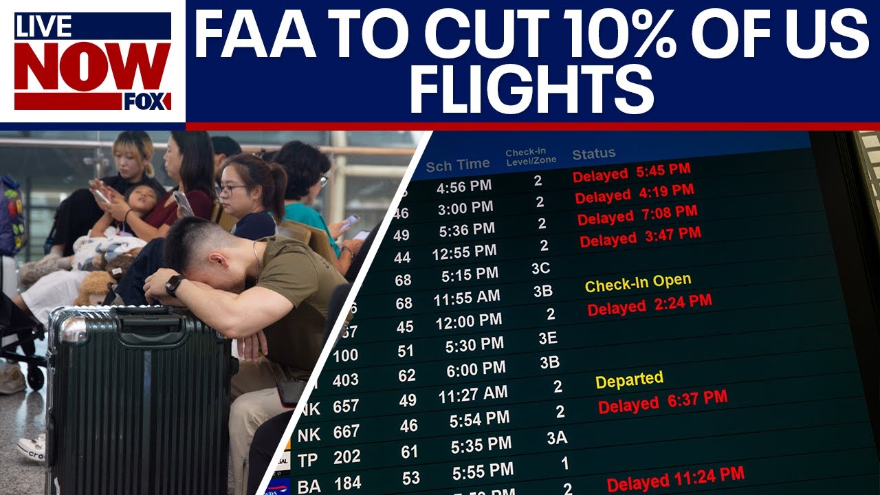 FAA cuts flights by 10% at 40 U.S. airports