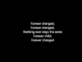 Forever Changed - Carrie Underwood (lyrics)