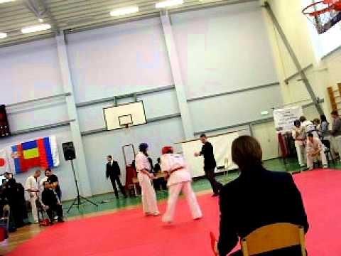 European Championship of Ashihara Karate Kumite 2010 - Riga - Paraschiv Mihai 1