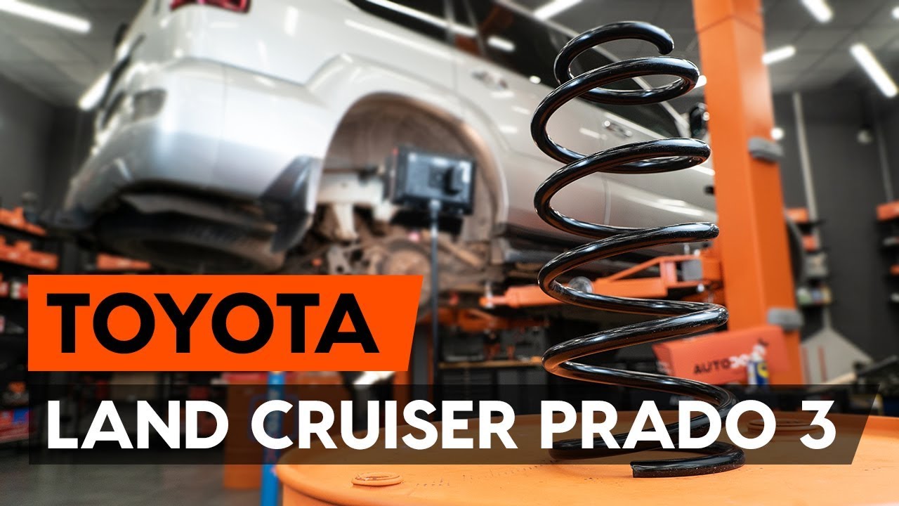 Comment changer : ressort de suspension arrière sur Toyota Prado J120 - Guide de remplacement