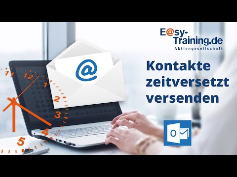 Outlook 2016: E-Mails zeitversetzt versenden