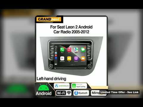 Android 13 LHD Car Radio for Seat Leon 2 MK2 2005 - 2012 Multimedia Player Stereo wireless Carplay G