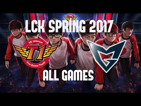 Samsung Galaxy vs SKT Highlights All Games   LCK W9D4 Spring 2017 SSG vs SKT All Games