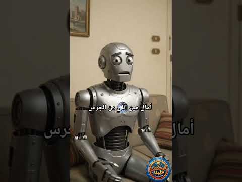 الروبوت سمع ال... شوف اللي حصل 😱💀😂