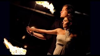🔥 Partner Poi Performance - ADDICTED (fire by Stefan&amp;Kate) @Totem, Goa, India, 2014 🔥