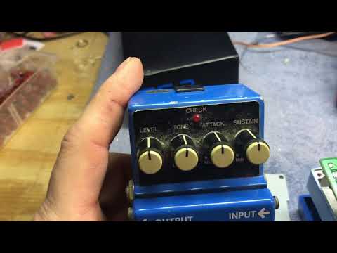 Boss CS-3 Compression Sustainer (Silver Label) 1997 - Present - Blue image 6
