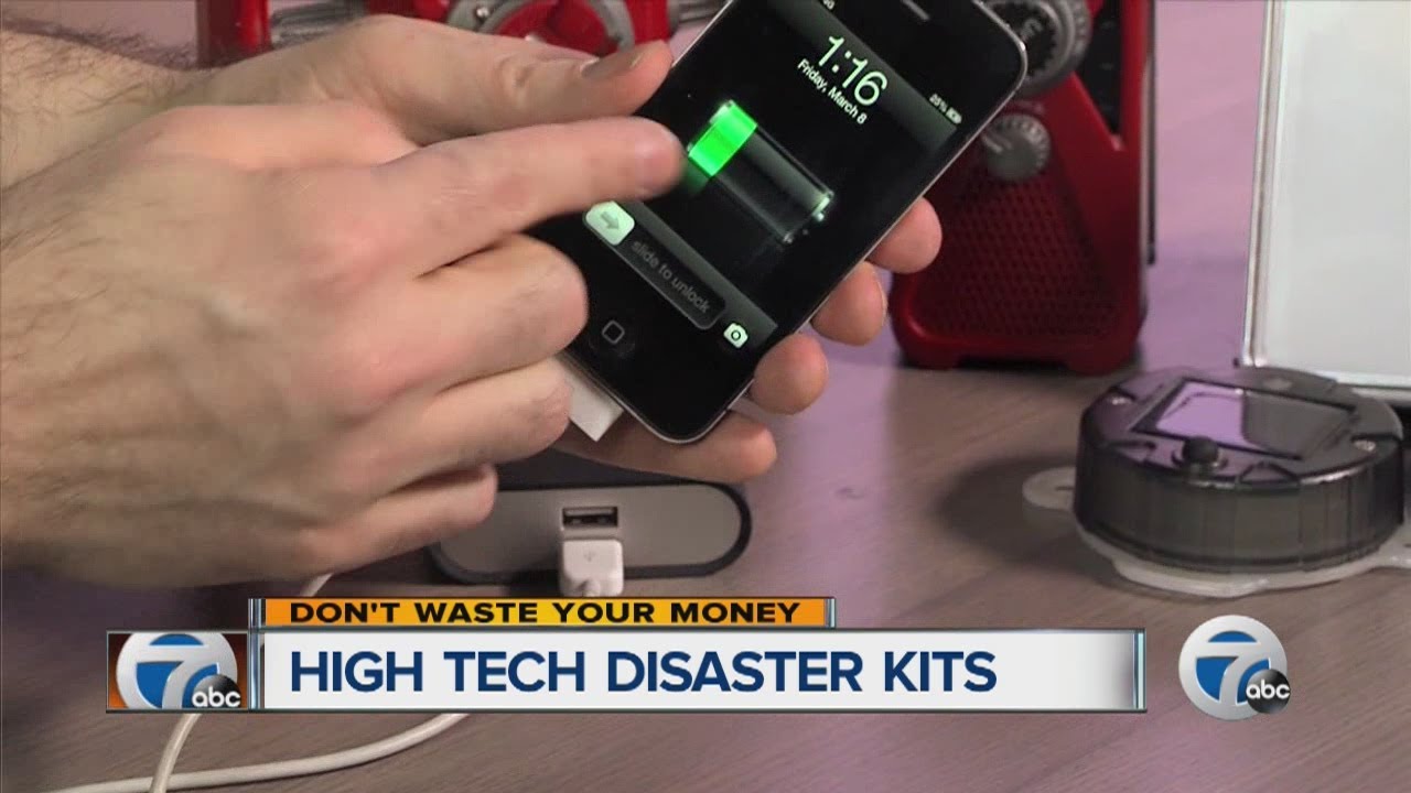High tech disaster kits