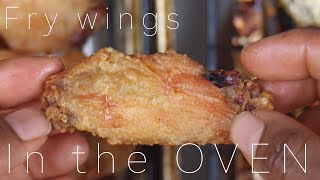 What happens when you add baking powder to wings and then bake | oven fried wings