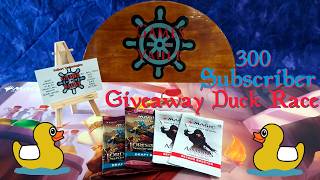 A Look at Our 300 Subscribers Giveaway Winner Duck Race and Packs