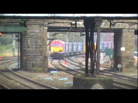 92016 4S43 Tesco train through Lancaster 2/9/11