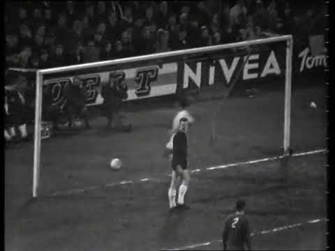 ECC 1967-68. Round of 16. Hvidovre IF - Real Madrid. Highlights.