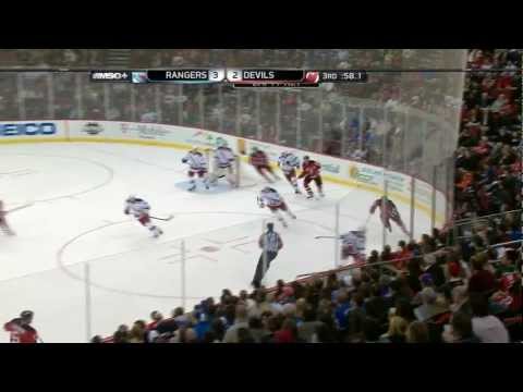 1/31/12 - New Jersey Devils vs. New York Rangers - Clarkson Goal