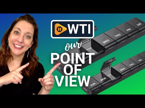 AUVON Black Weekly Pill Organizer - WTI product video review
