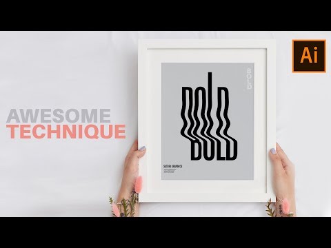 Stylish POSTER DESIGN Tutorial 2019