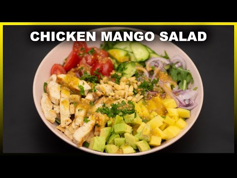 Chicken Mango Salad with Tasty Dressing Recipe