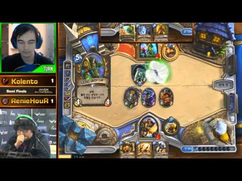Inven Hearthstone Invitational - Semi Finals - Kolento vs RenieHours