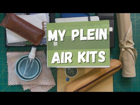Plein Air Kits (Beginner to Pro) + Travel Sketchbook Pages from 4 Countries | Watercolor & Gouache