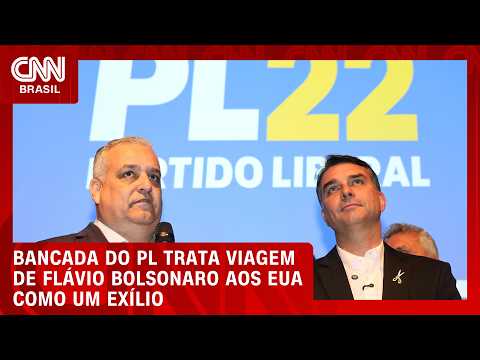 PL defende exílio de Flávio enquanto aliados da direita articulam oposição a Lula | LIVE CNN