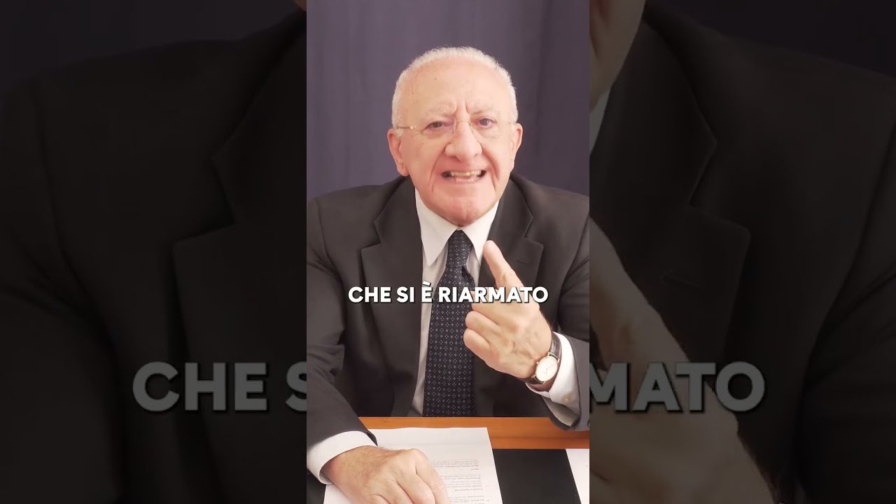 DE LUCA SULL'UCRAINA: «BASTA IDIOZIE, A RISCHIO LE DEMOCRAZIE PER LA CRISI SOCIALE»