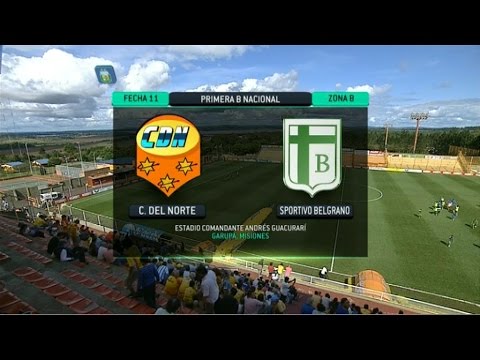 Futbol en vivo. Crucero - Sportivo Belgrano. Fecha 11. Torneo Primera B Nacional 2014. FPT.