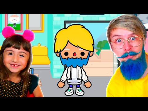 CRIEI A SKIN DO MEU PAI NO TOCA LIFE E FOMOS ROUBADOS!