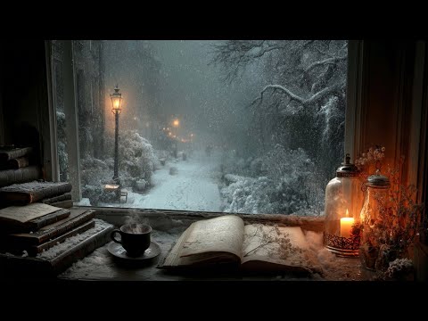 🕯 “The Street of Forgotten Letters — A Winter Window of Silence and Memory” | Dark Academia Ambience