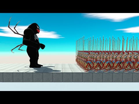 SKY BRIDGE SPARTAN ARMY vs EVERY UNIT - Animal Revolt Battle Simulator