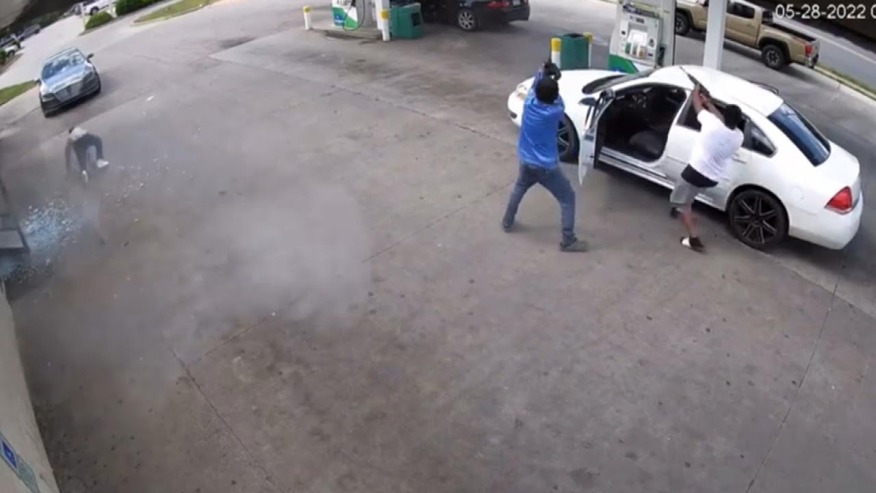 Man Runs for His Life After Gunshots Fired at Gas Station