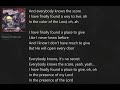 Presence of the Lord (with Lyrics) REZ Band/Silent Screams