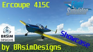 Microsoft Flight simulator 2020 Featuring: the Ercoupe 415C by BRsimDesigns