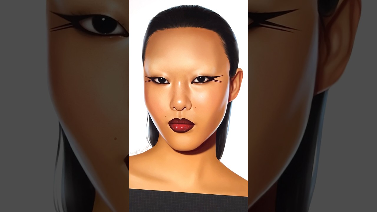 Fast nose tutorial 🎀 #howtodraw #digitalart