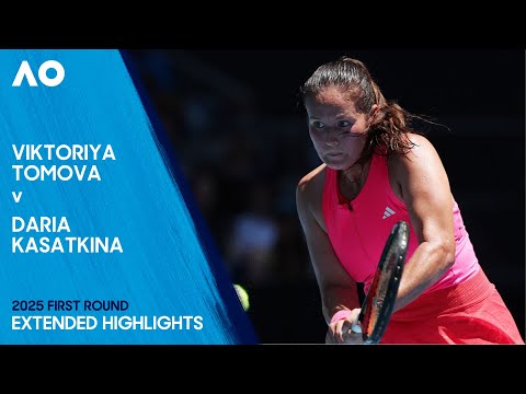 Viktoriya Tomova v Daria Kasatkina Extended Highlights | Australian Open 2025 First Round