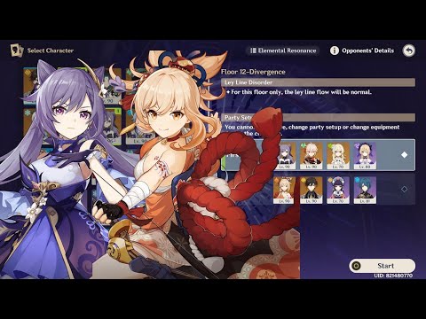 C0 Keqing Aggravate & C1 Yoimiya Vape | Spiral Abyss 3.0 Floor 12