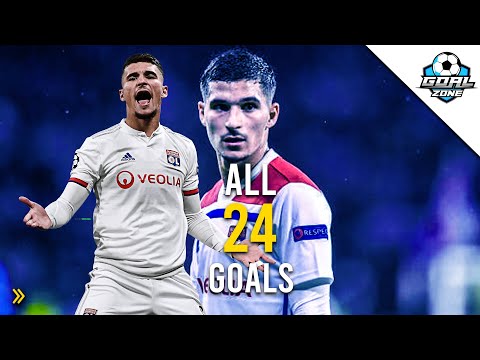 Houssem Aouar - All 24 Goals for Lyon So Far