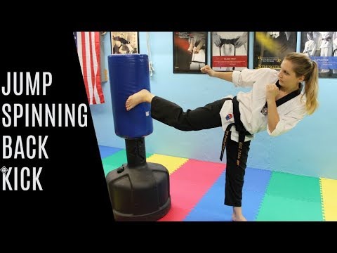 Jump Spinning Back Kick Tutorial