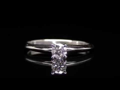 .20 CT VS2 G CLASSIC SOLITAIRE ROUND DIAMOND ENGAGEMENT RING IN 10K WHITE GOLD