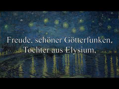 Ode to Joy by Beethoven (with lyrics)