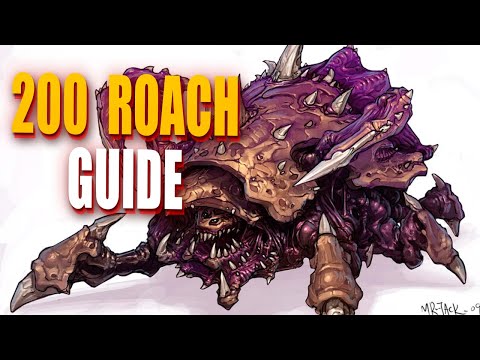 200 Supply Roach Attack guide for Zerg vs Protoss in StarCraft 2
