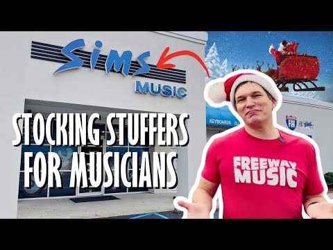The ULTIMATE Stocking Stuffer Guide for Guitarists, Drummers, and More featuring Sims Music!