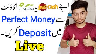 How To Deposit Money in Perfect Money in pakistan - How to buy perfect money dollars in pakistan