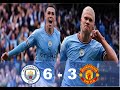 EXTENDED HIGHLIGHTS: Manchester City 6 - 3 Man United | Full Time | Erling Haaland & Phil Foden
