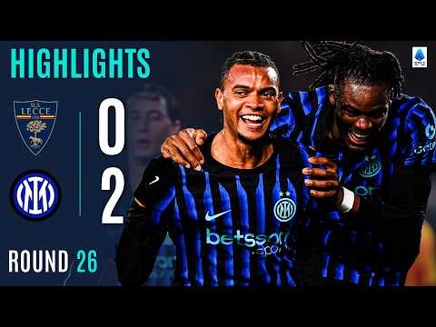 LECCE-INTER 0-2 | HIGHLIGHTS | Inter Strengthen Lead At The Top | Serie A 2025/26