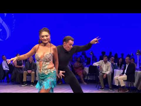 Dawn Archer and Pro Kirill Netsvetaev at the 2024 First Coast Dancing with the Stars