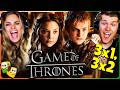 GAME OF THRONES 3x1 3x2 Reaction First Time Watch Peter Dinklage Lena Headey