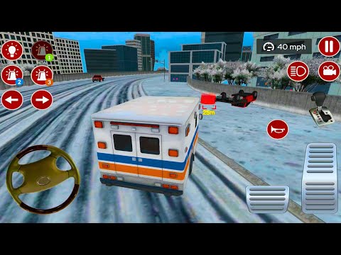 American Emergency Ambulance Van Driving Simulator 2021 - Android Gameplay