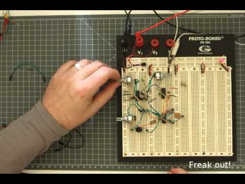 Demo of using a 4051 IC as a Sync Sequencer
