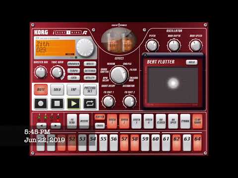 DJ Galactic - Zith with Korg iElectribe on iPad (Electronic Music)
