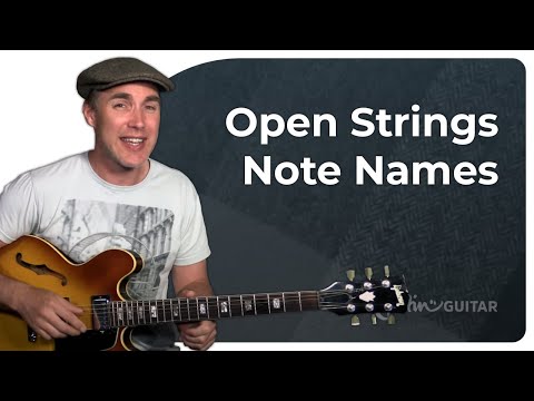 Open String Note Names on Guitar | Music Theory